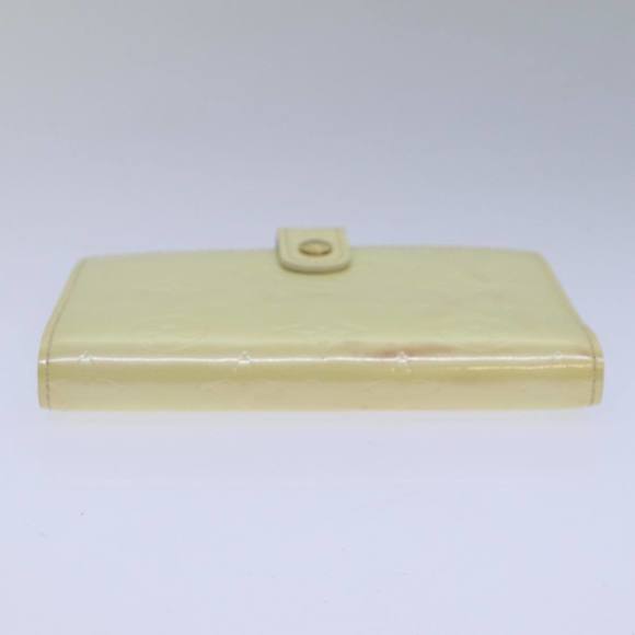 LOUIS VUITTON Vernis Agenda PM Day Planner Cover Perle R21010 LV Auth 84665